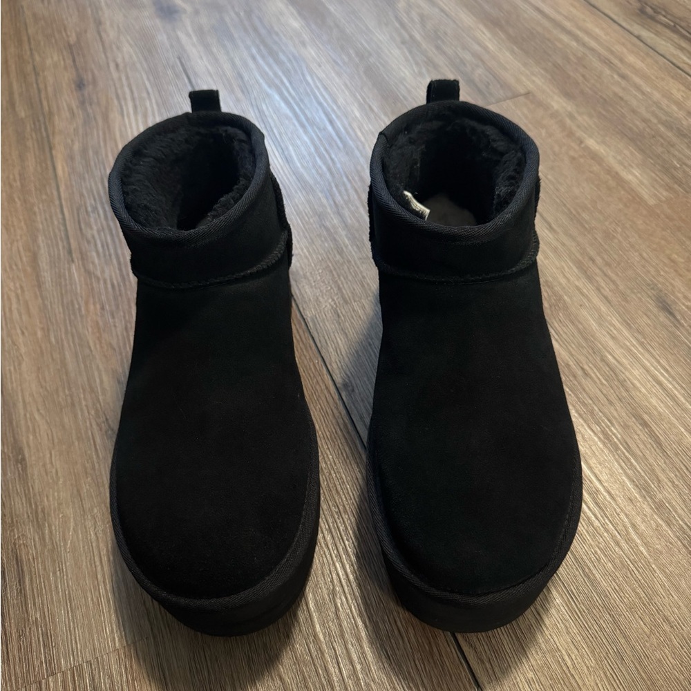 UGG Women’s Black Platform Boots
